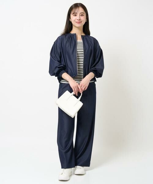 Maison de CINQ / メゾン ドゥ サンク その他パンツ | 【小さいサイズ】デニムライクワイドパンツ/洗える/セットアップ対応 | 詳細12