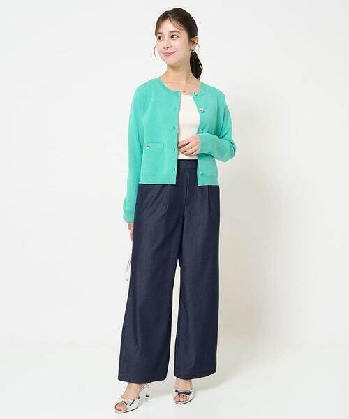 Maison de CINQ / メゾン ドゥ サンク その他パンツ | 【小さいサイズ】デニムライクワイドパンツ/洗える/セットアップ対応 | 詳細18