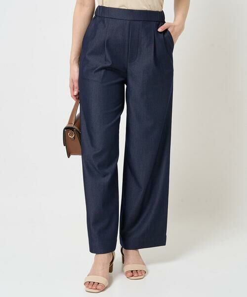 Maison de CINQ / メゾン ドゥ サンク その他パンツ | 【小さいサイズ】デニムライクワイドパンツ/洗える/セットアップ対応 | 詳細2