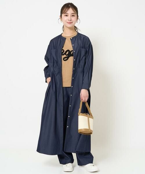 Maison de CINQ / メゾン ドゥ サンク その他パンツ | 【小さいサイズ】デニムライクワイドパンツ/洗える/セットアップ対応 | 詳細24