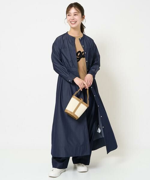 Maison de CINQ / メゾン ドゥ サンク その他パンツ | 【小さいサイズ】デニムライクワイドパンツ/洗える/セットアップ対応 | 詳細26