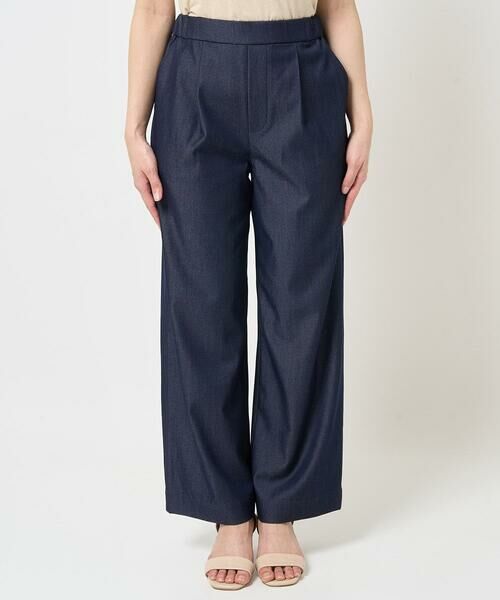 Maison de CINQ / メゾン ドゥ サンク その他パンツ | 【小さいサイズ】デニムライクワイドパンツ/洗える/セットアップ対応 | 詳細3