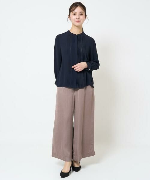 Maison de CINQ / メゾン ドゥ サンク その他パンツ | 【小さいサイズ】サテンワイドシルエットパンツ/洗える | 詳細21