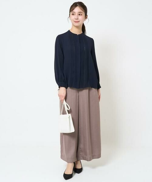 Maison de CINQ / メゾン ドゥ サンク その他パンツ | 【小さいサイズ】サテンワイドシルエットパンツ/洗える | 詳細23