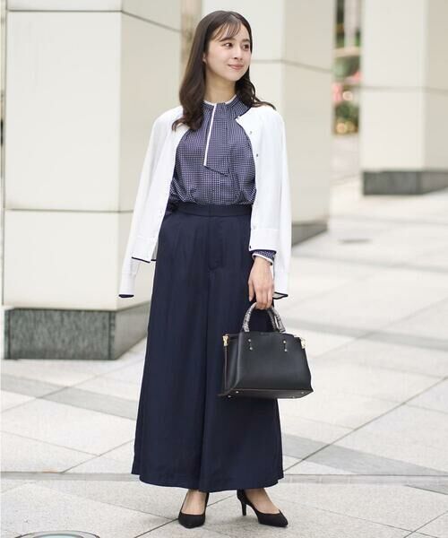 Maison de CINQ / メゾン ドゥ サンク その他パンツ | 【小さいサイズ】サテンワイドシルエットパンツ/洗える | 詳細24