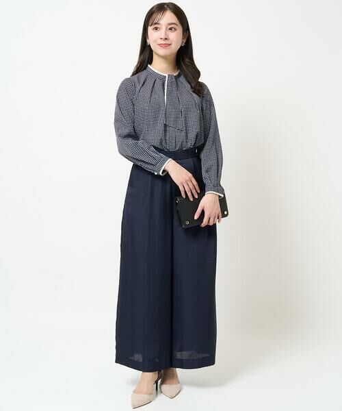 Maison de CINQ / メゾン ドゥ サンク その他パンツ | 【小さいサイズ】サテンワイドシルエットパンツ/洗える | 詳細29