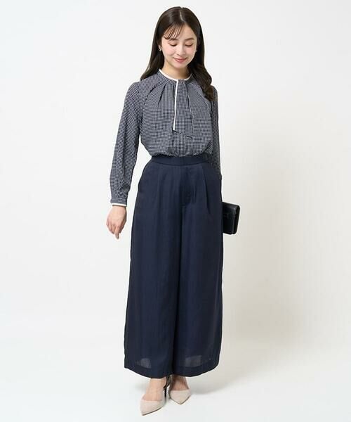 Maison de CINQ / メゾン ドゥ サンク その他パンツ | 【小さいサイズ】サテンワイドシルエットパンツ/洗える | 詳細30