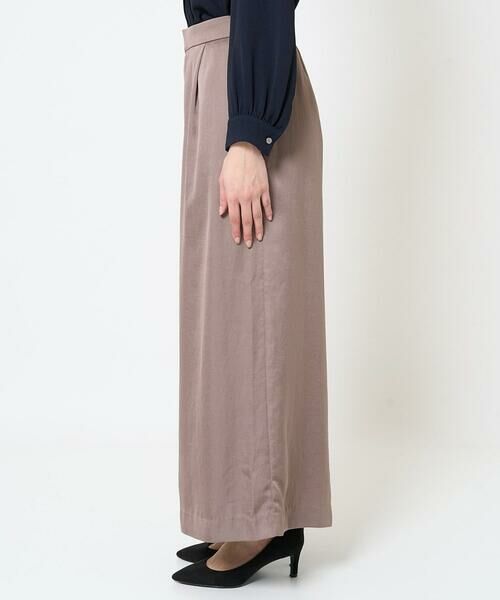 Maison de CINQ / メゾン ドゥ サンク その他パンツ | 【小さいサイズ】サテンワイドシルエットパンツ/洗える | 詳細4