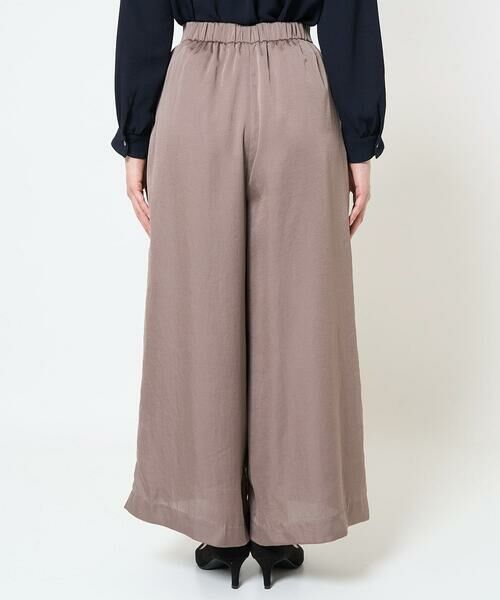 Maison de CINQ / メゾン ドゥ サンク その他パンツ | 【小さいサイズ】サテンワイドシルエットパンツ/洗える | 詳細5