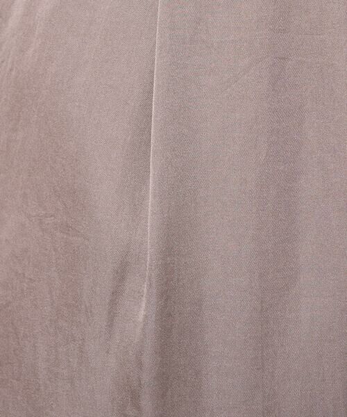 Maison de CINQ / メゾン ドゥ サンク その他パンツ | 【小さいサイズ】サテンワイドシルエットパンツ/洗える | 詳細9