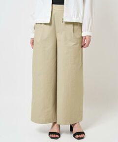 Maison de CINQ / メゾン ドゥ サンク その他パンツ | 【小さいサイズ】ストレッチツイル プルオンワイドパンツ/洗える