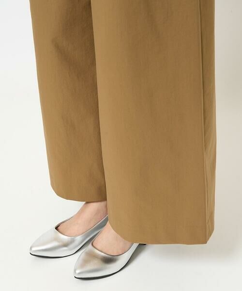 Maison de CINQ / メゾン ドゥ サンク その他パンツ | 【小さいサイズ】ストレッチツイル プルオンワイドパンツ/洗える | 詳細2