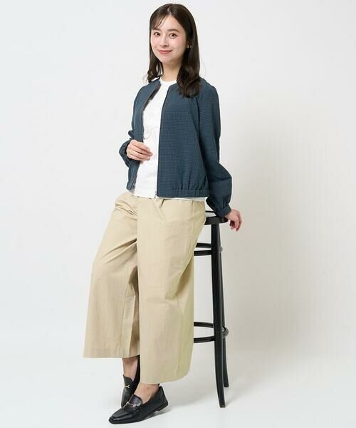 Maison de CINQ / メゾン ドゥ サンク その他パンツ | 【小さいサイズ】ストレッチツイル プルオンワイドパンツ/洗える | 詳細20