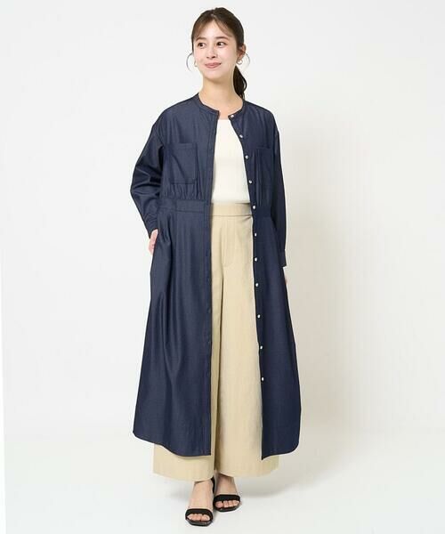 Maison de CINQ / メゾン ドゥ サンク その他パンツ | 【小さいサイズ】ストレッチツイル プルオンワイドパンツ/洗える | 詳細22