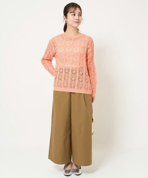 Maison de CINQ / メゾン ドゥ サンク その他パンツ | 【小さいサイズ】ストレッチツイル プルオンワイドパンツ/洗える | 詳細26