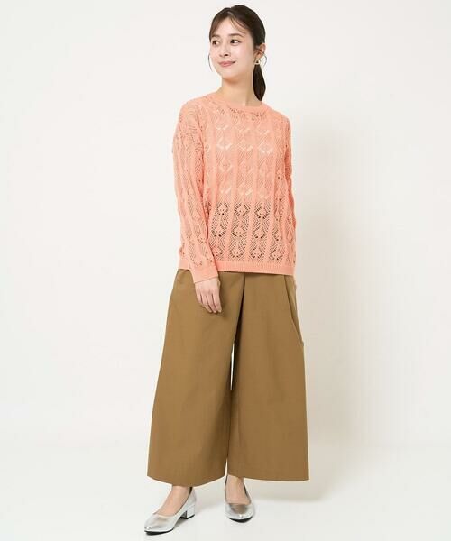 Maison de CINQ / メゾン ドゥ サンク その他パンツ | 【小さいサイズ】ストレッチツイル プルオンワイドパンツ/洗える | 詳細27