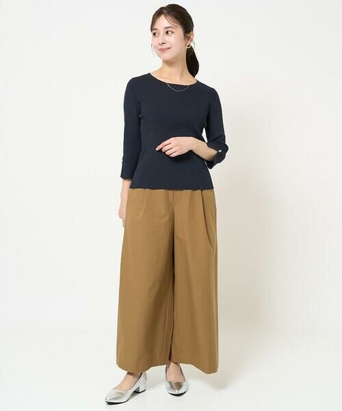 Maison de CINQ / メゾン ドゥ サンク その他パンツ | 【小さいサイズ】ストレッチツイル プルオンワイドパンツ/洗える | 詳細29