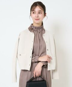 Maison de CINQ / メゾン ドゥ サンク カーディガン・ボレロ | 【小さいサイズ】ミラノリブニットカーディガン/洗える