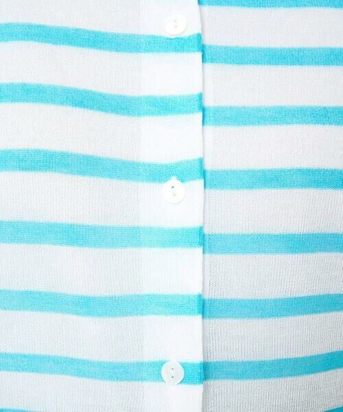 Maison de CINQ / メゾン ドゥ サンク カーディガン・ボレロ | 【小さいサイズ】シアーボーダーニットカーディガン/洗える | 詳細17