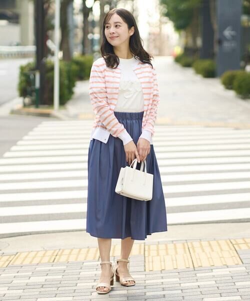 Maison de CINQ / メゾン ドゥ サンク カーディガン・ボレロ | 【小さいサイズ】シアーボーダーニットカーディガン/洗える | 詳細22