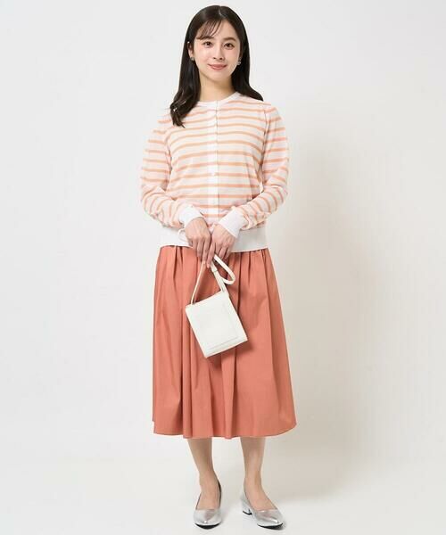 Maison de CINQ / メゾン ドゥ サンク カーディガン・ボレロ | 【小さいサイズ】シアーボーダーニットカーディガン/洗える | 詳細30