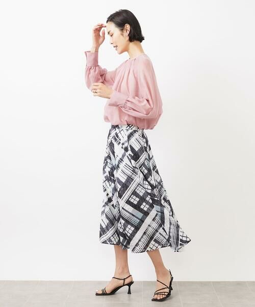 Maison de CINQ / メゾン ドゥ サンク シャツ・ブラウス | [小さいサイズ]ボリュームスリーブシアーブラウス | 詳細24