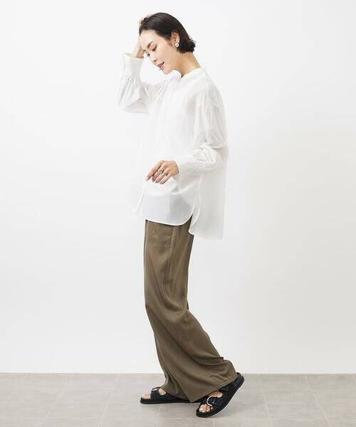 Maison de CINQ / メゾン ドゥ サンク シャツ・ブラウス | [小さいサイズ]シアーボリュームスリーブブラウス | 詳細11