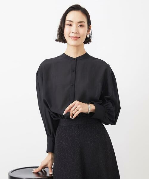 Maison de CINQ / メゾン ドゥ サンク シャツ・ブラウス | [小さいサイズ]シアーボリュームスリーブブラウス | 詳細20
