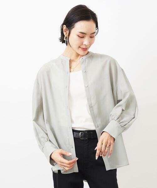 Maison de CINQ / メゾン ドゥ サンク シャツ・ブラウス | [小さいサイズ]シアーボリュームスリーブブラウス | 詳細22