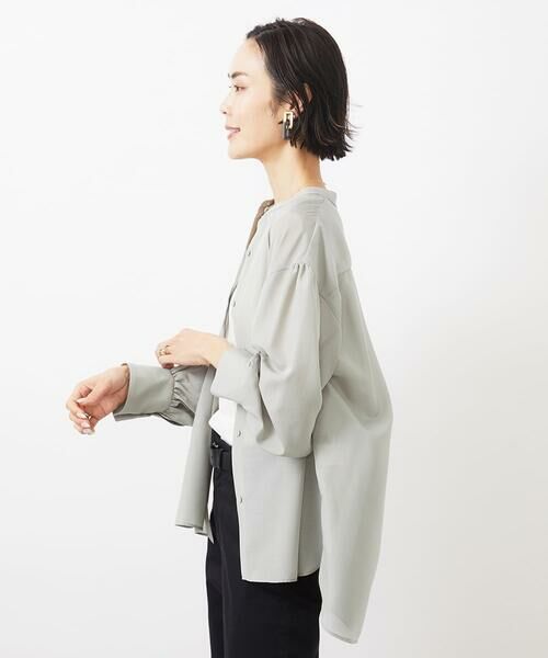 Maison de CINQ / メゾン ドゥ サンク シャツ・ブラウス | [小さいサイズ]シアーボリュームスリーブブラウス | 詳細24