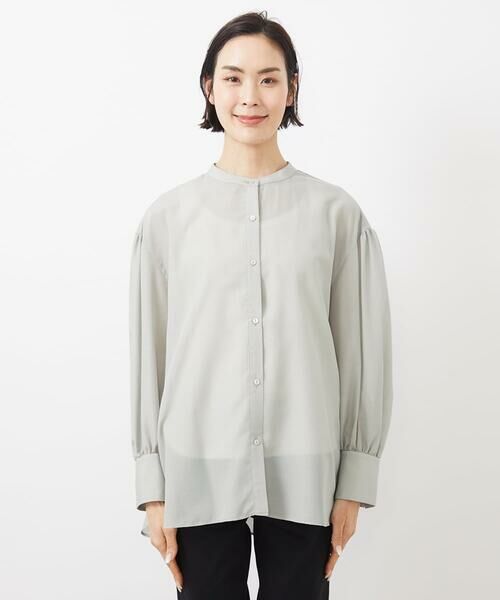 Maison de CINQ / メゾン ドゥ サンク シャツ・ブラウス | [小さいサイズ]シアーボリュームスリーブブラウス | 詳細25