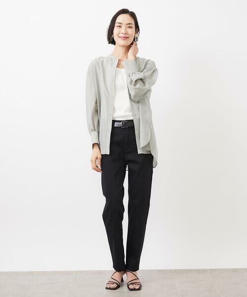 Maison de CINQ / メゾン ドゥ サンク シャツ・ブラウス | [小さいサイズ]シアーボリュームスリーブブラウス | 詳細6