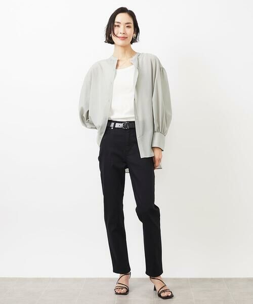 Maison de CINQ / メゾン ドゥ サンク シャツ・ブラウス | [小さいサイズ]シアーボリュームスリーブブラウス | 詳細7