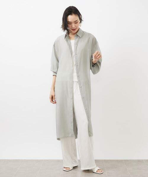 Maison de CINQ/メゾン ドゥ サンク [小さいサイズ]バックプリーツ3WAYワンピース グリーン S