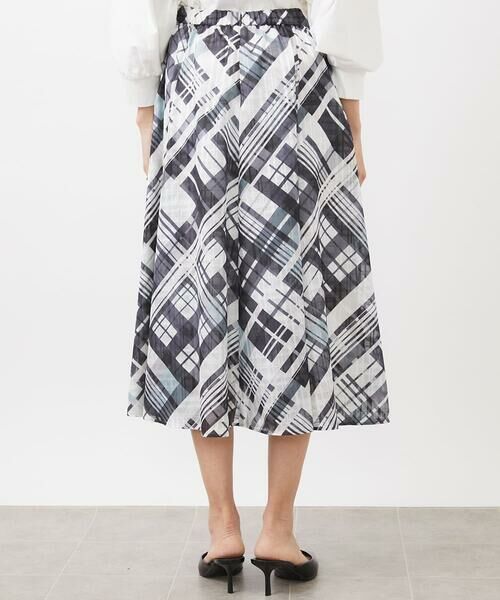 Maison de CINQ / メゾン ドゥ サンク ロング・マキシ丈スカート | [小さいサイズ]シアーチェックスカート(オリジナルプリント) | 詳細7