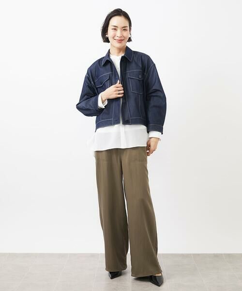 Maison de CINQ / メゾン ドゥ サンク Gジャン・デニムジャケット | [小さいサイズ]オーバーサイズトラッカージャケット | 詳細22