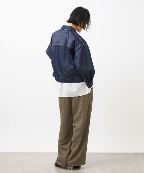 Maison de CINQ / メゾン ドゥ サンク Gジャン・デニムジャケット | [小さいサイズ]オーバーサイズトラッカージャケット | 詳細25