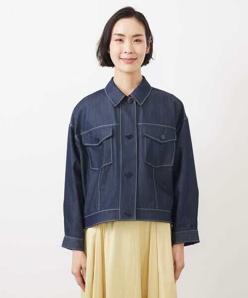 Maison de CINQ / メゾン ドゥ サンク Gジャン・デニムジャケット | [小さいサイズ]オーバーサイズトラッカージャケット | 詳細6