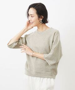 Maison de CINQ / メゾン ドゥ サンク カットソー | [小さいサイズ]ラメスウェットプルオーバー