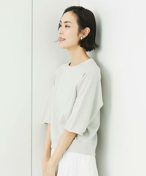 Maison de CINQ / メゾン ドゥ サンク カットソー | [小さいサイズ]ラメスウェットプルオーバー | 詳細1