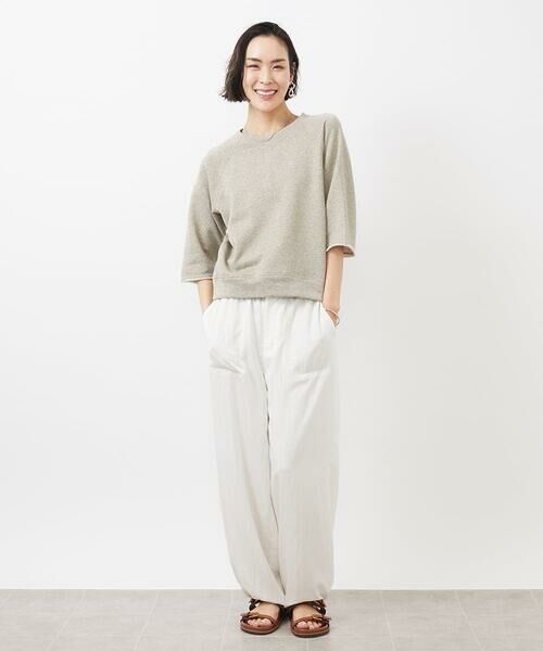 Maison de CINQ / メゾン ドゥ サンク カットソー | [小さいサイズ]ラメスウェットプルオーバー | 詳細14