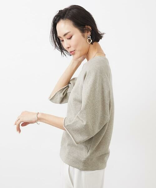 Maison de CINQ / メゾン ドゥ サンク カットソー | [小さいサイズ]ラメスウェットプルオーバー | 詳細4