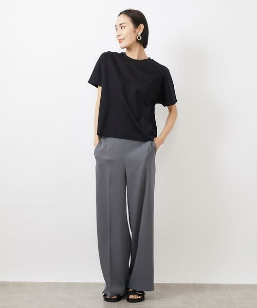 Maison de CINQ / メゾン ドゥ サンク カットソー | [小さいサイズ]ワンポイント刺繍Tシャツ | 詳細13