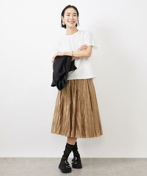 Maison de CINQ / メゾン ドゥ サンク カットソー | [小さいサイズ]ワンポイント刺繍Tシャツ | 詳細16