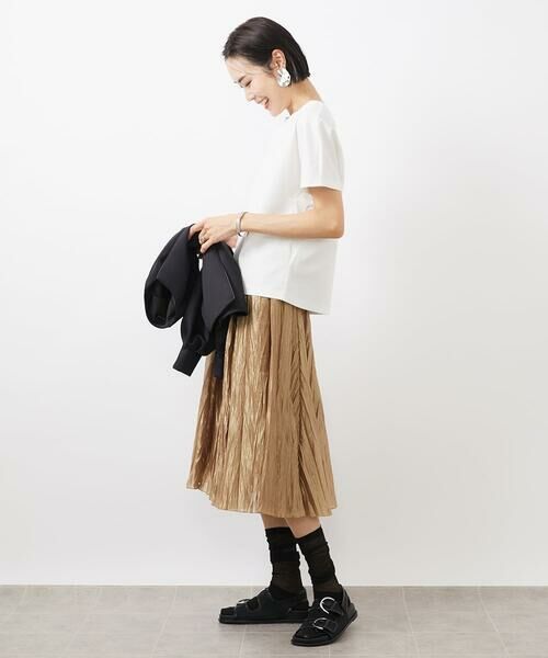 Maison de CINQ / メゾン ドゥ サンク カットソー | [小さいサイズ]ワンポイント刺繍Tシャツ | 詳細17