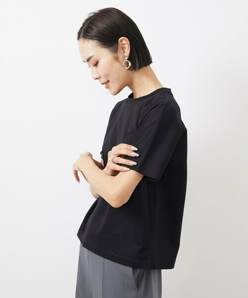 Maison de CINQ / メゾン ドゥ サンク カットソー | [小さいサイズ]ワンポイント刺繍Tシャツ | 詳細4