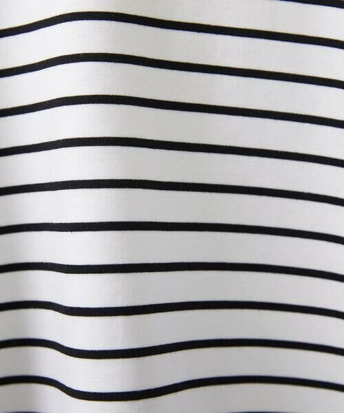 Maison de CINQ / メゾン ドゥ サンク カットソー | [小さいサイズ]ワンポイント刺繍ボーダーTシャツ | 詳細10