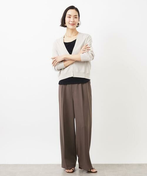 Maison de CINQ / メゾン ドゥ サンク カーディガン・ボレロ | [小さいサイズ]ホールガーメント（R）Vネックカーディガン | 詳細18