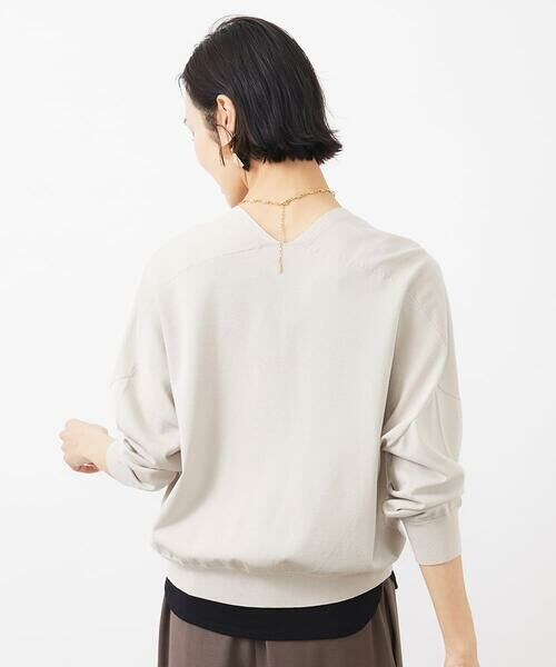 Maison de CINQ / メゾン ドゥ サンク カーディガン・ボレロ | [小さいサイズ]ホールガーメント（R）Vネックカーディガン | 詳細7