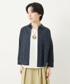 Maison de CINQ / メゾン ドゥ サンク シャツ・ブラウス | 塩縮ドットシャツブラウス